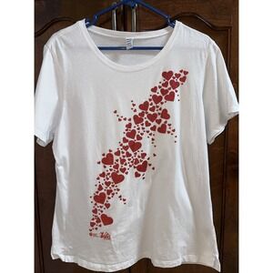 Kavio! American Heart Association T-Shirt White Size Large